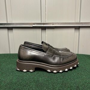 Salvatore Ferragamo Studded Accents Loafers Mens 7 Or 9 Womens